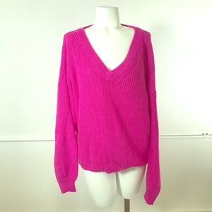 BP. V Neck Cotton Sweater